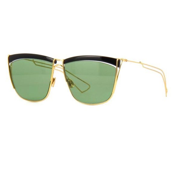 Christian Dior Square Style Gradient Green Lens.
